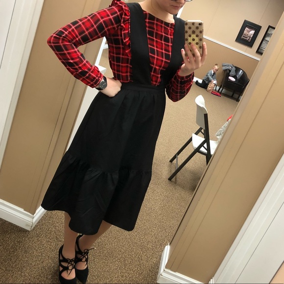 Hayden Dresses & Skirts - • Overall Midi Dress •